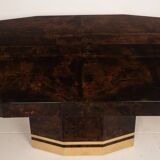 Table à manger Mod. 2007D par Willy Rizzo & Nucci Valsecchi pour Aldo Tura, 1970