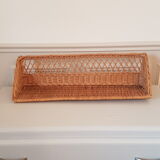 Rattan shelf