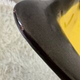 Large yellow ceramic pocket tray from the 50s