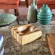 Mid-century wood ashtray / bowl, Italy ca. 1970