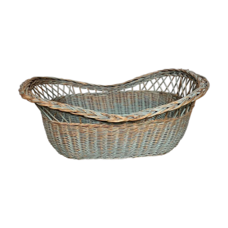 Rattan laundry basket