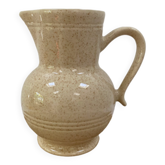 Speckled ceramic vase pitcher