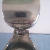 Decanter in pewter and crystal