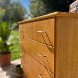 Commode 4 tiroirs, années 60
