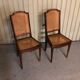 2 chaises canage