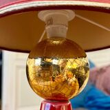 Longwy Enamels Candlestick Lamp