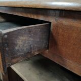 Rustic louis xv period sideboard in oak and poplar circa 1750