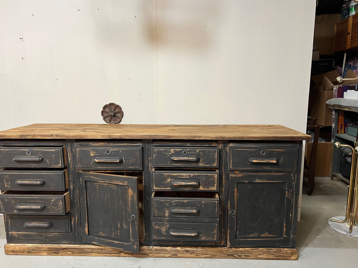 Former large drugstore counter