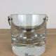 Crystal ice bucket by Vicke Lindstrand for Kosta Sweden, Pippi model