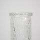 Vintage mid-century transparent Oberglass vase, rock crystal, Austria, 1970s.