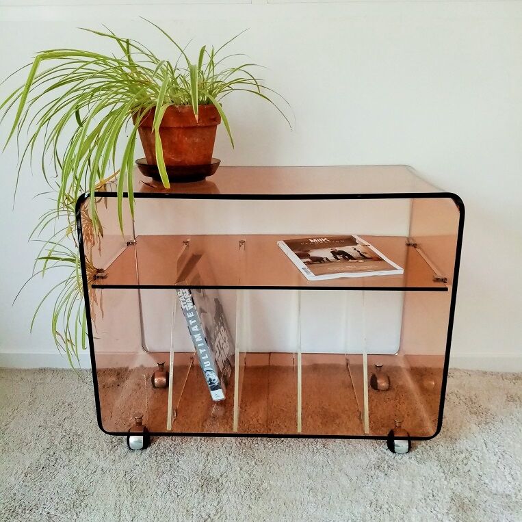 Furniture storage disc hifi Plexiglas