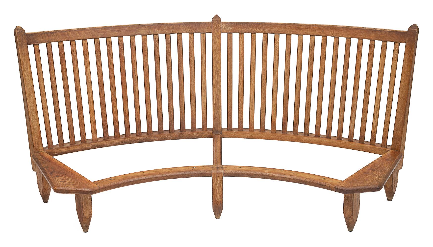 Guillerme and Chambron curved bench