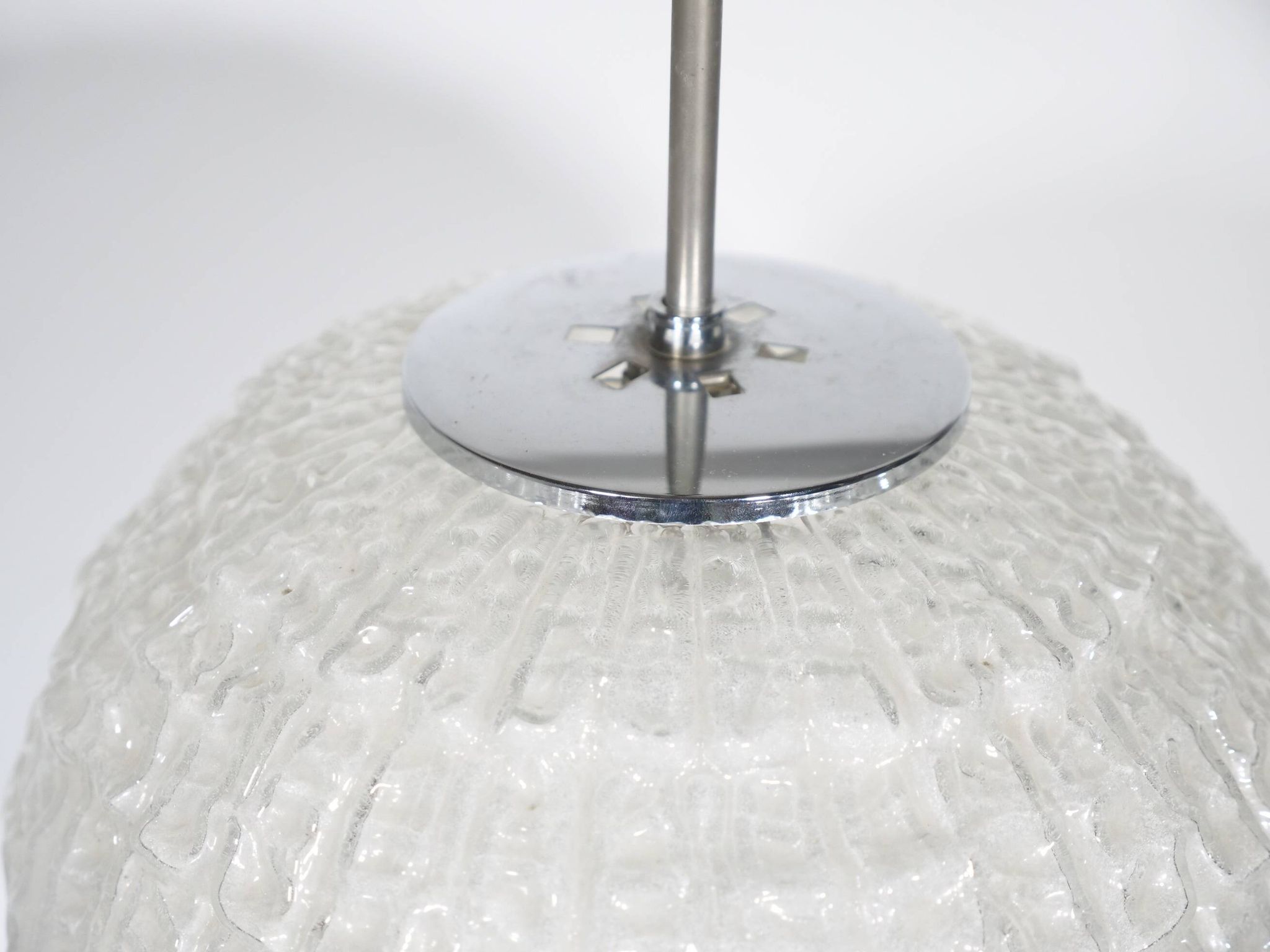Design Globe Lamp 1960s 1970s  Glass
