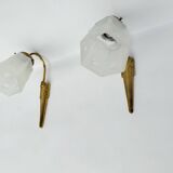 Antique art deco wall lights