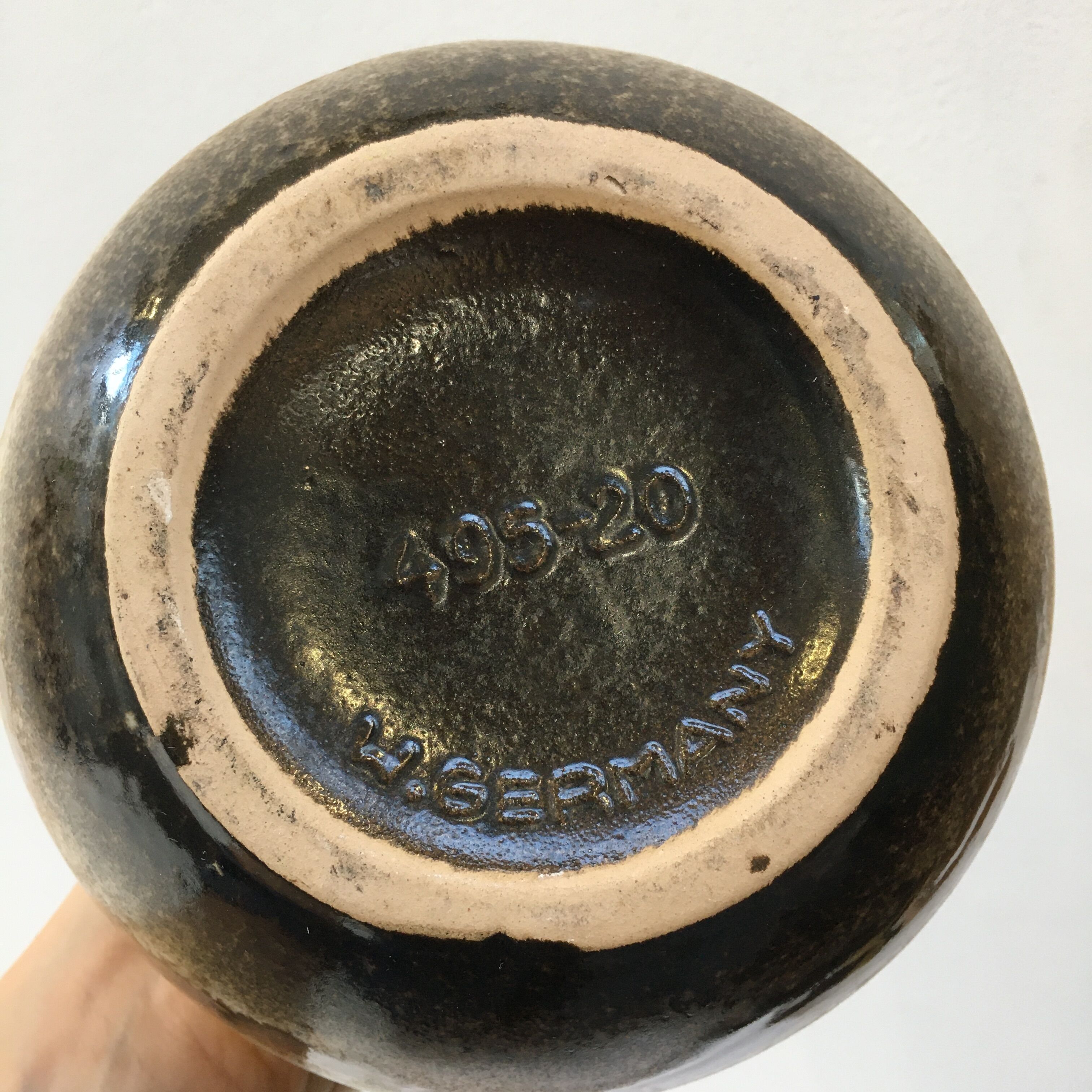 Ceramic decanter west Germany