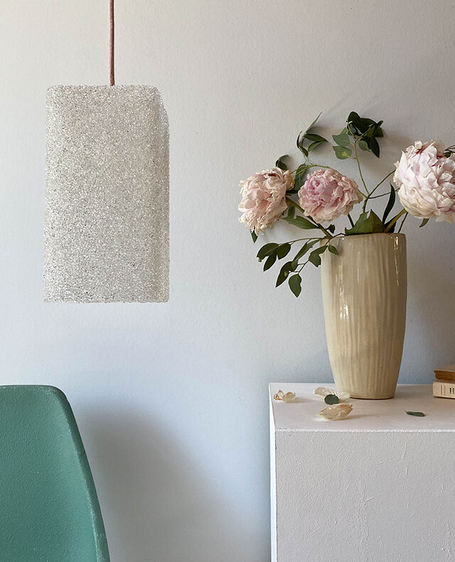 Perspex globe suspension