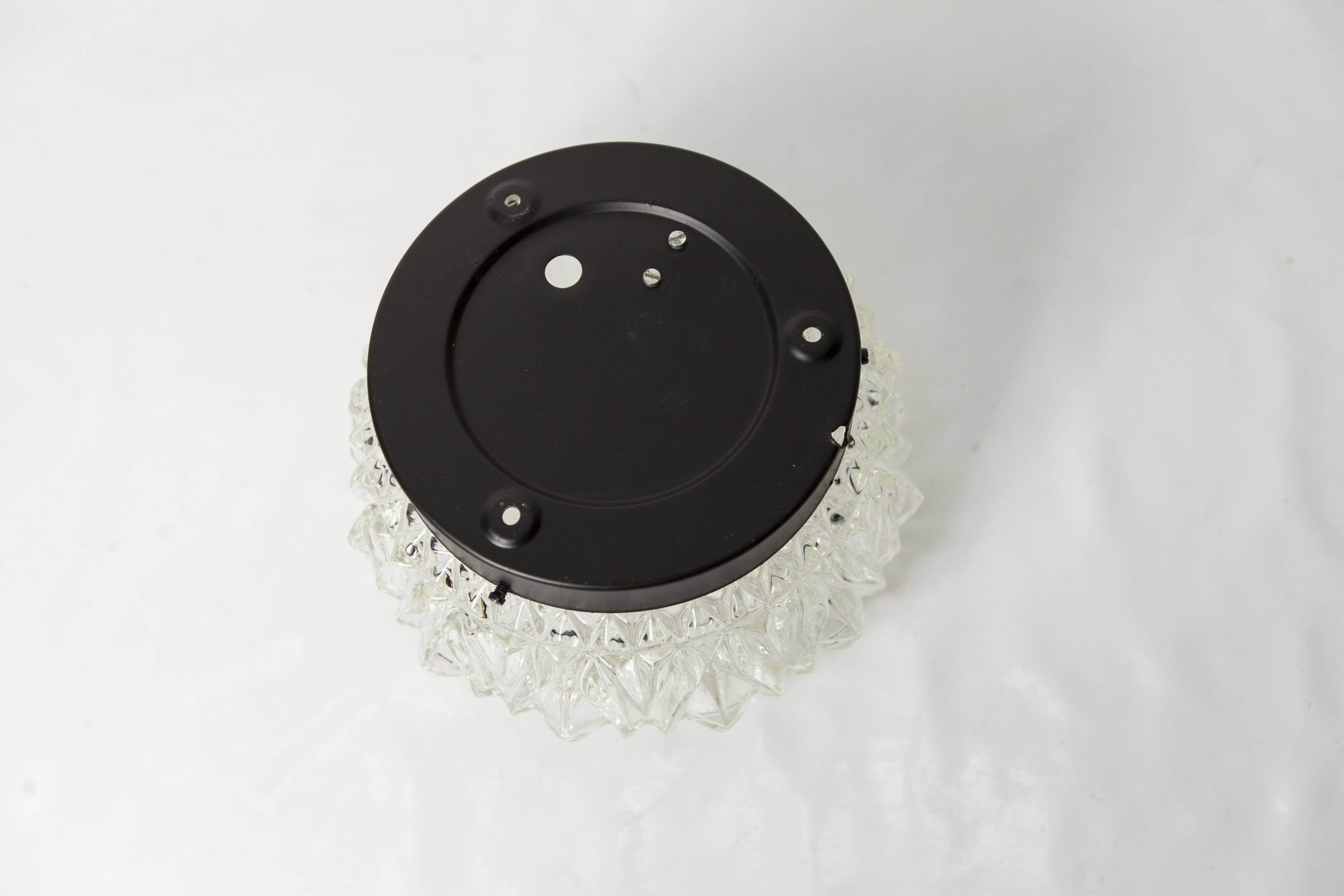 1960s floral round ceiling light
