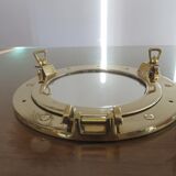 80s round window mirror 21cm