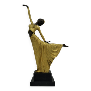 Demeter Chiparus bronze patine