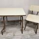 Vintage school desk and chair set, from Spain