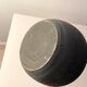 Black patinated terracotta vase