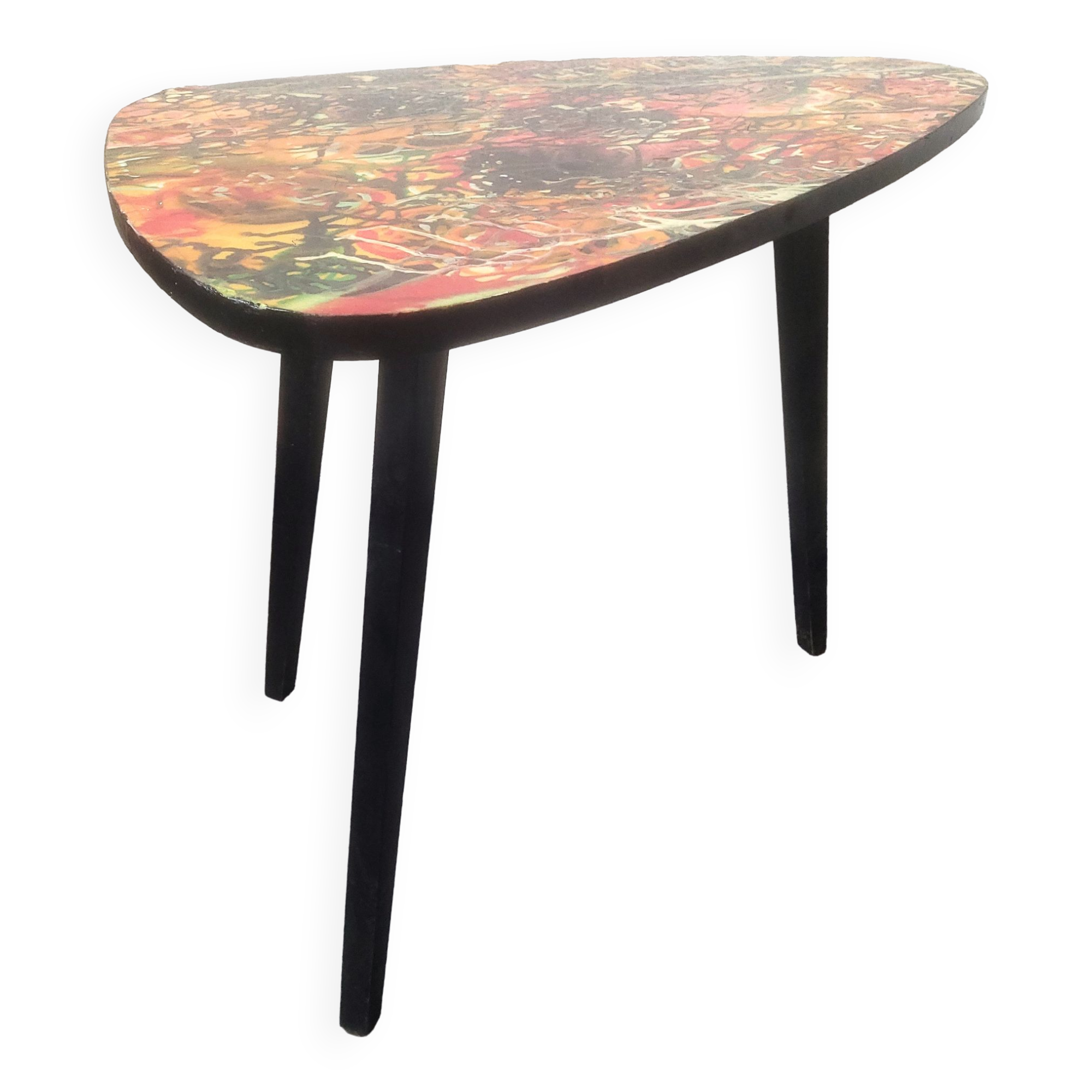 Vintage tripod side table