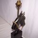 Lamp marble bust horse - early 1970s