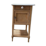 Solid wood bedside table