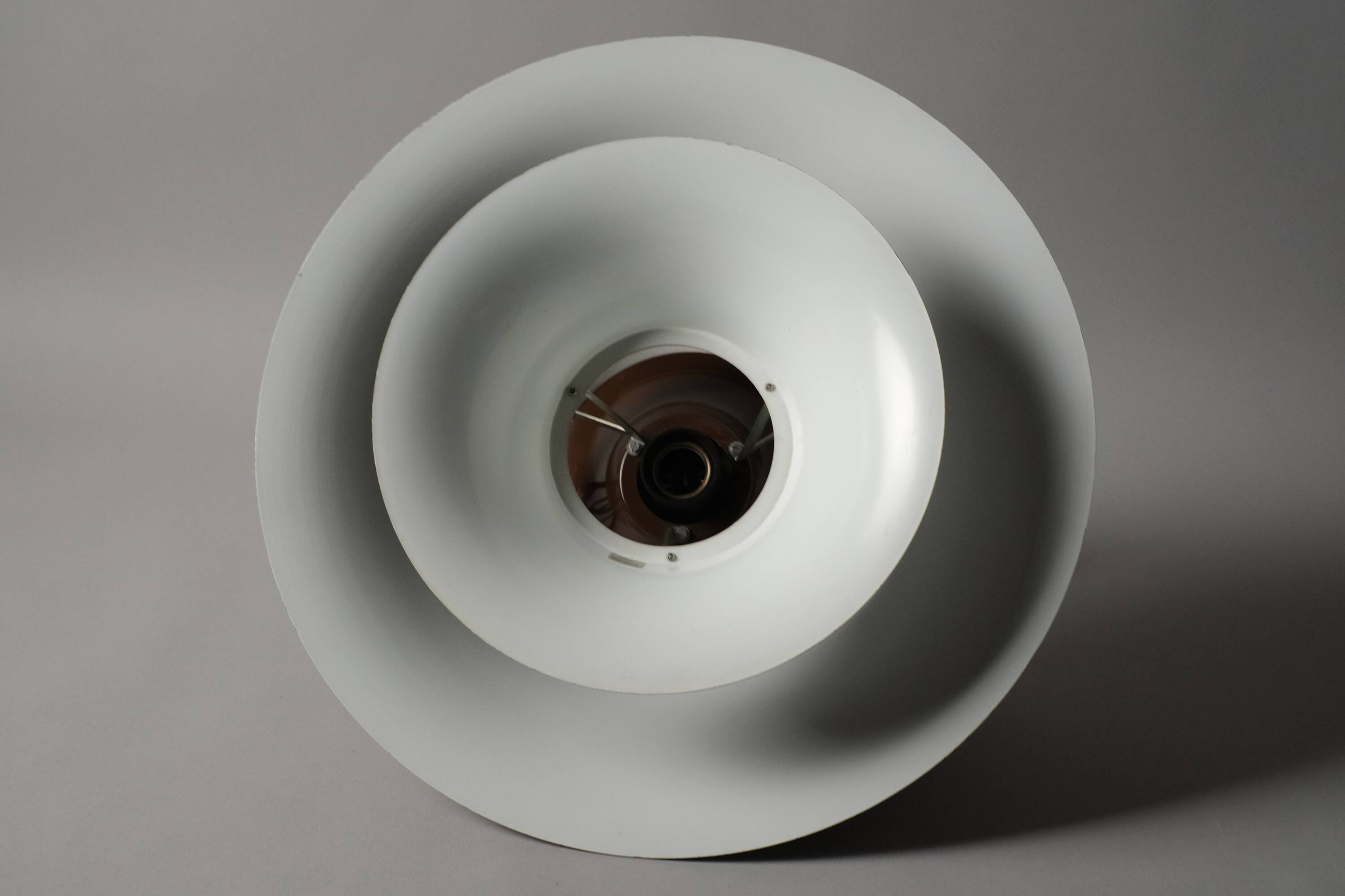 Fog & Mørup Radius Pendant Lamp by Erik Balslev, 1977 Danish Space Age Design