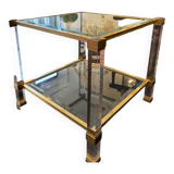 End of plexiglass canape and glass 1960
