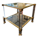Bout de canape  plexiglas et verre 1960