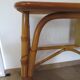 Vintage design - beautiful retro desk in bamboo wood and rattan - 2 drawers - 60s