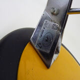 Lampe articulée en métal jaune Aluminor, années 70