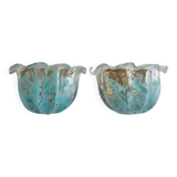 Pair of Murano shell sconces