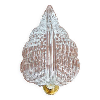 Murano glass wall light, Barovier and Toso, 1950s