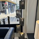 80s perforated metal floor lamp