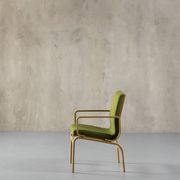 Bentwood chair in green upholstery Bill Stephens style, Denmark, 1970s