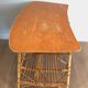 Rattan desk from around 1970.