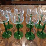 White wine glasses from the 70s