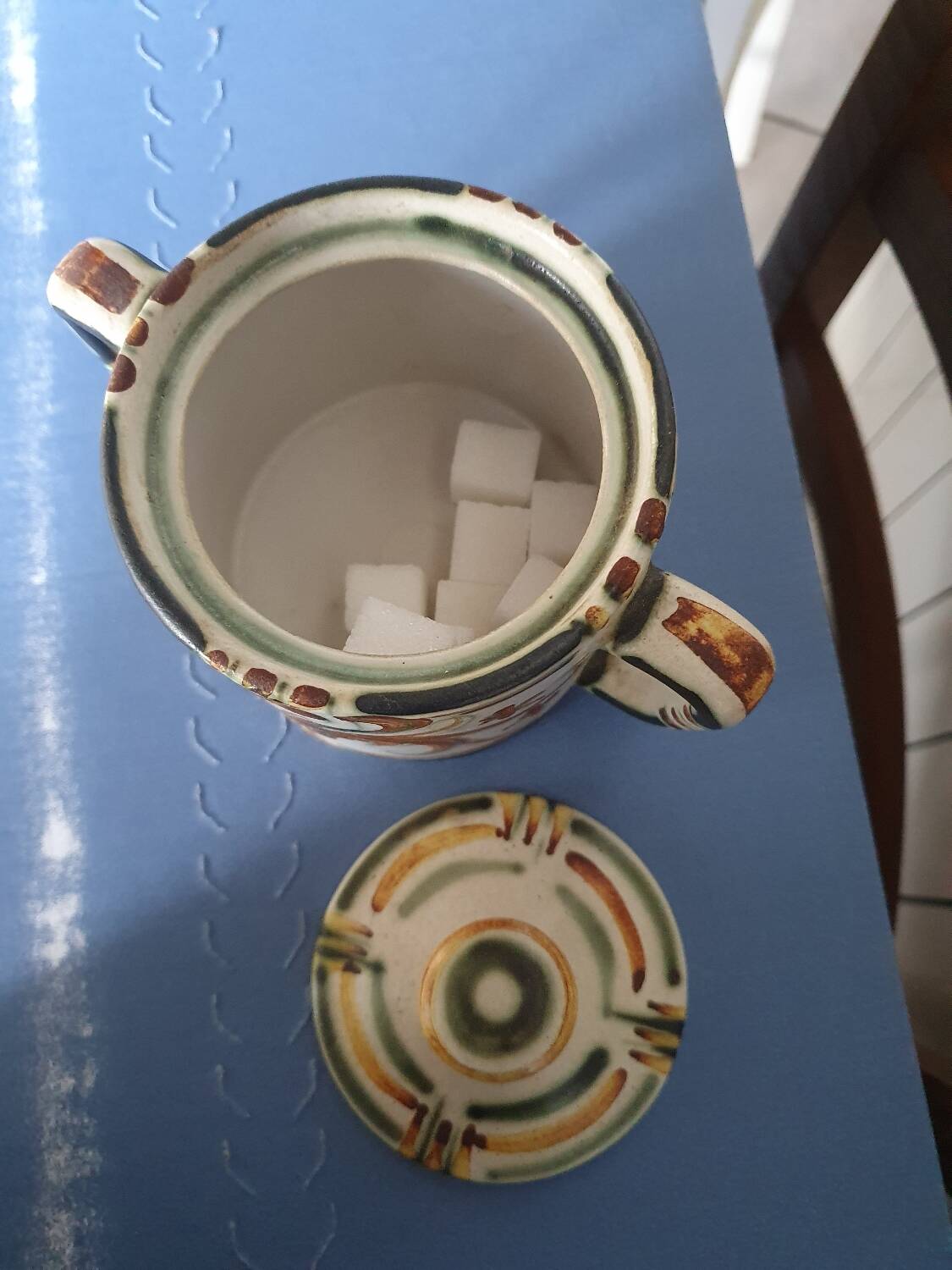 Sugar bowl Quimper Keraluc