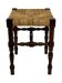 Vintage stool side table design brutalist design 60's oak