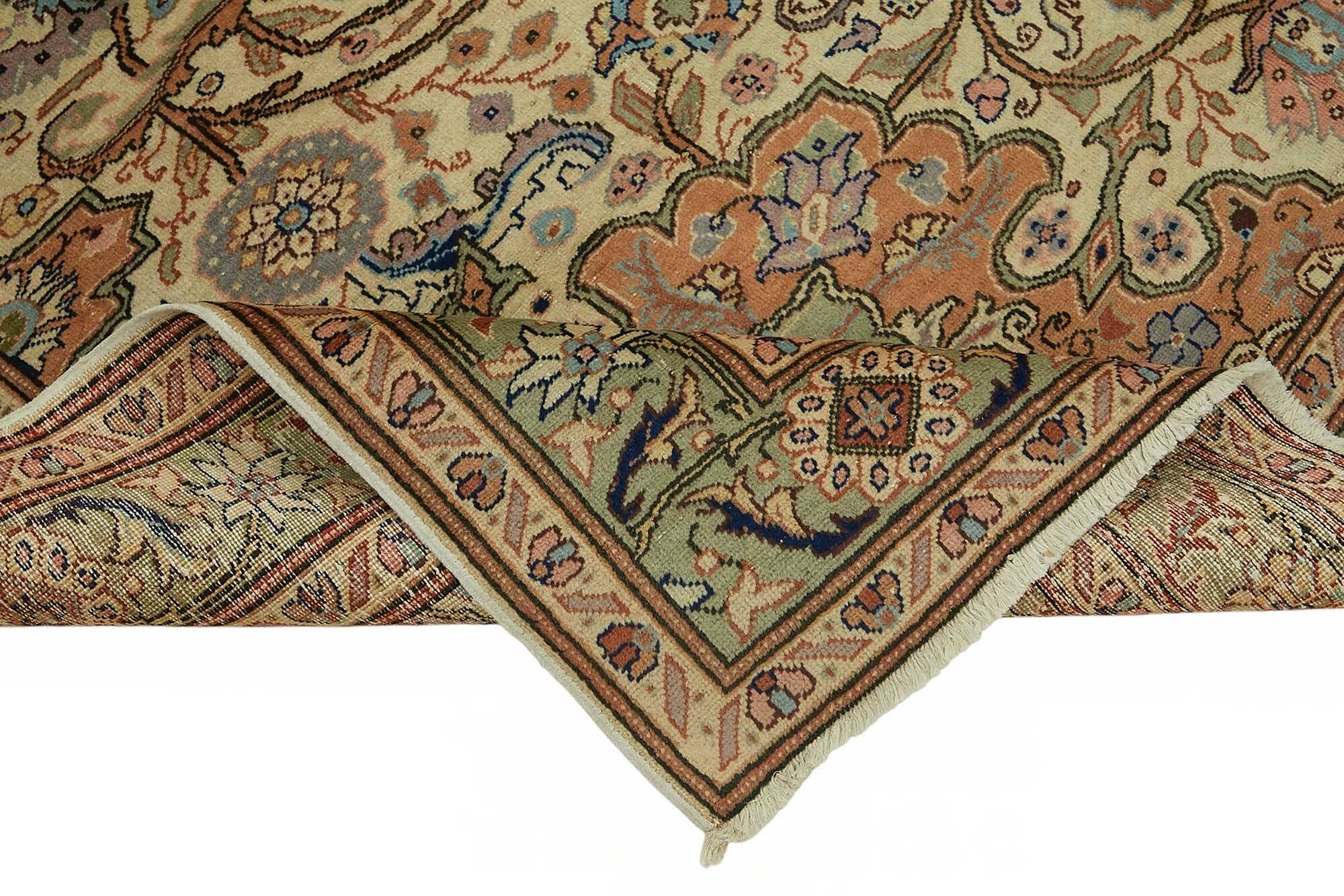 Turkish Wool Vintage Kayseri Rug 197 cm x 288 cm