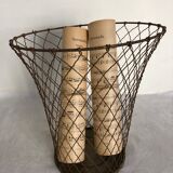 Corbeille à papier en fil accessoire de bureau