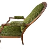 19's voltaire rack and pinion armchair