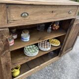 Parisian sideboard in raw wood