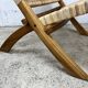 Fauteuil pliant en osier