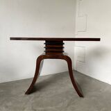 Art Deco style console with mahogany marquetry