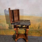 Small Restoration period console in walnut