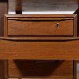 Mid-Century Freestanding Teak Desk by Peter Løvig Nielsen, 1960s
