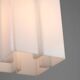 Vintage italian plexiglass tower pendant lamp
